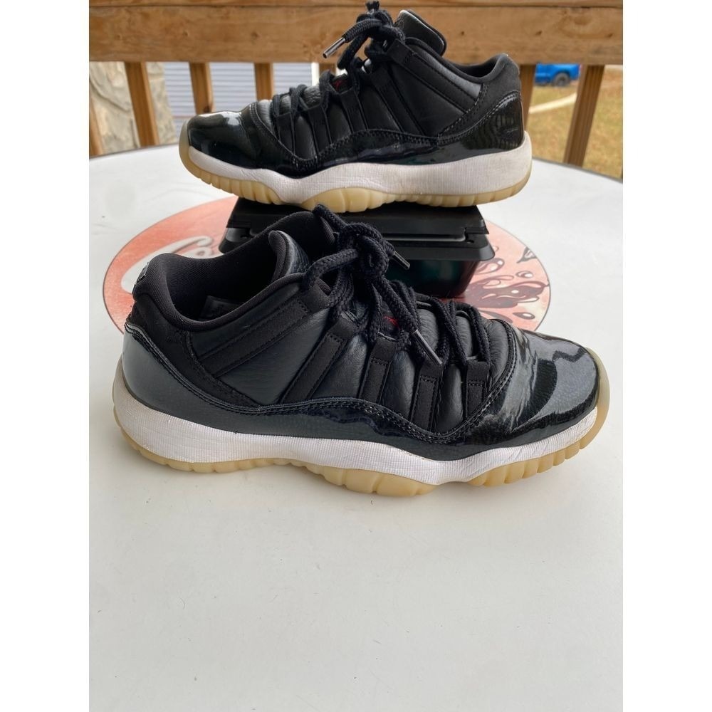 Jordan 11 Retro Low GS 72-10 - Size 6.5 Mens / 8 Womens - "72-10" 528896-001